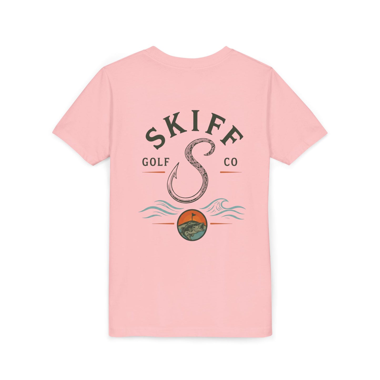 Youth Tee — Skiff Golf Co. Retro Fish Logo Short Sleeve T-Shirt