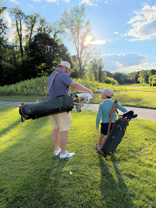 Parent and child matching premium golf bags