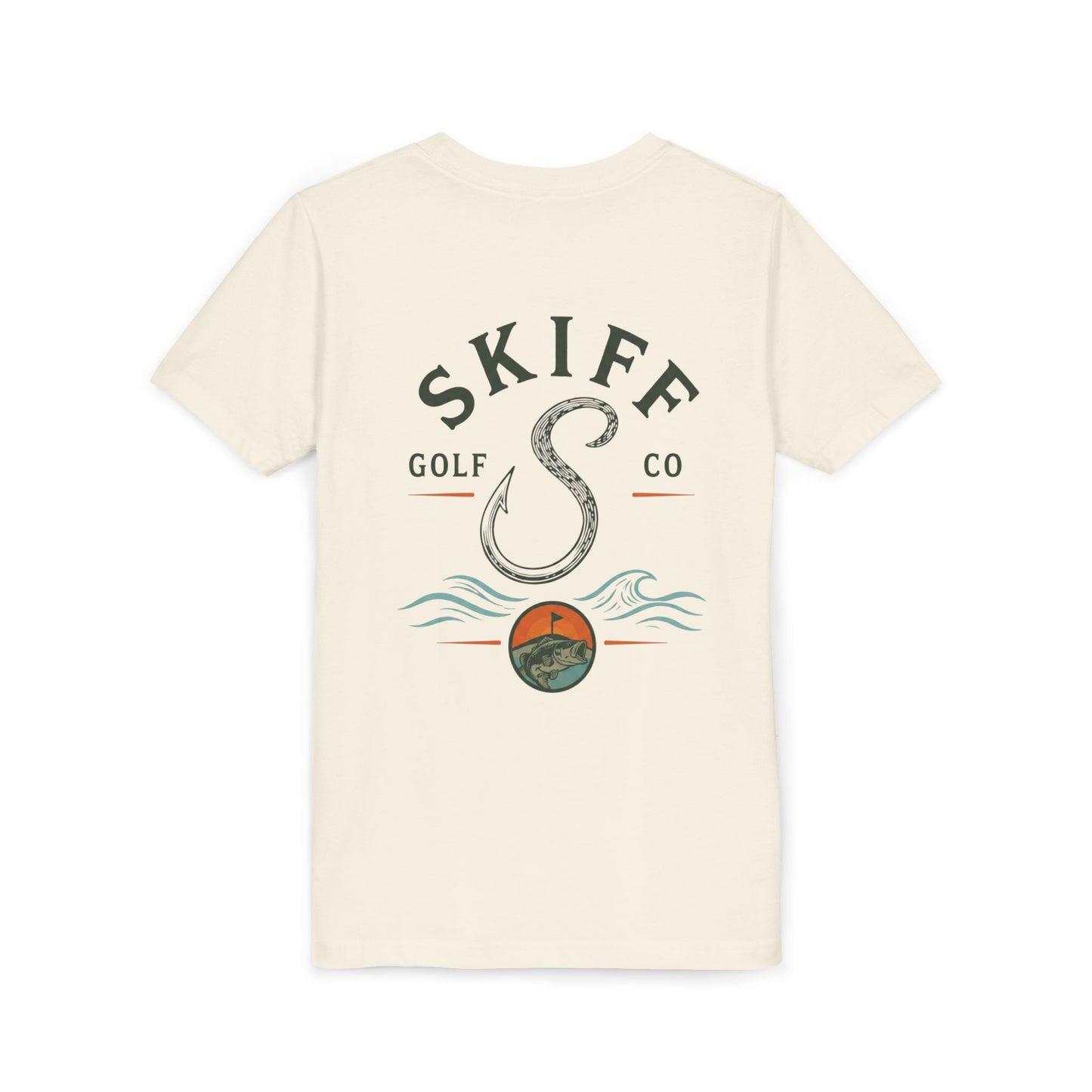 Youth Tee — Skiff Golf Co. Retro Fish Logo Short Sleeve T-Shirt