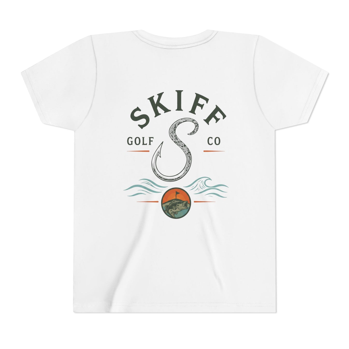 Youth Tee — Skiff Golf Co. Retro Fish Logo Short Sleeve T-Shirt