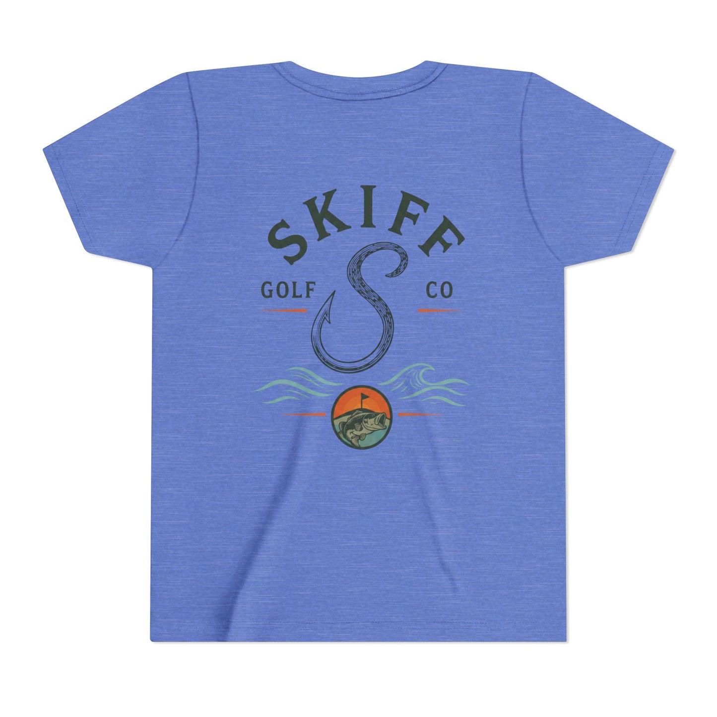 Youth Tee — Skiff Golf Co. Retro Fish Logo Short Sleeve T-Shirt