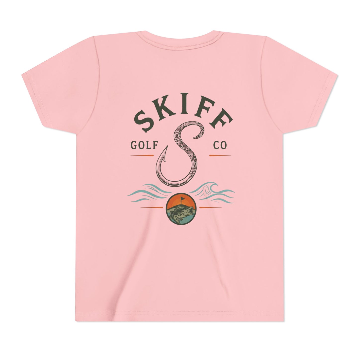 Youth Tee — Skiff Golf Co. Retro Fish Logo Short Sleeve T-Shirt