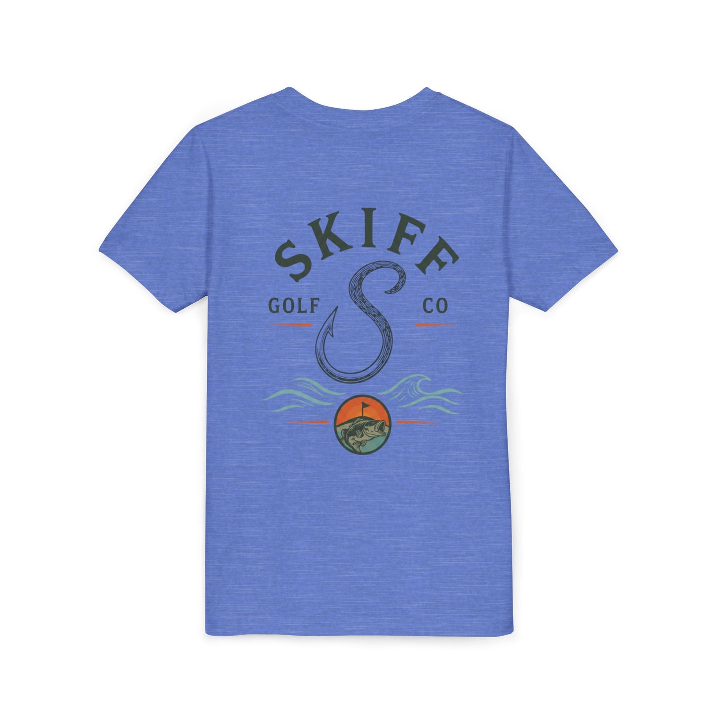 Youth Tee — Skiff Golf Co. Retro Fish Logo Short Sleeve T-Shirt