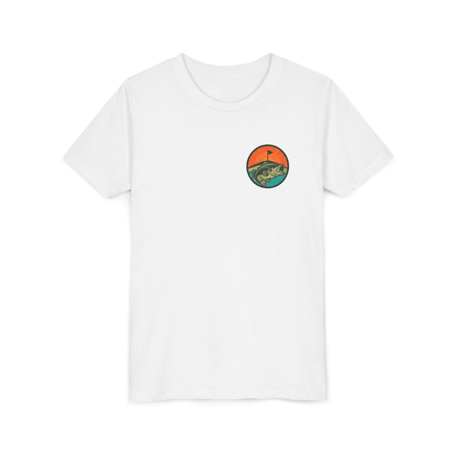 Youth Tee — Skiff Golf Co. Retro Fish Logo Short Sleeve T-Shirt