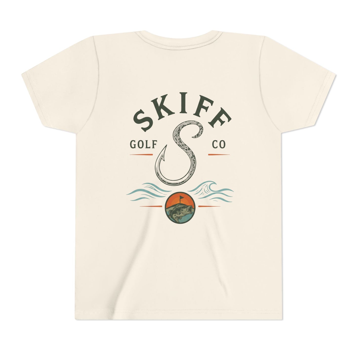 Youth Tee — Skiff Golf Co. Retro Fish Logo Short Sleeve T-Shirt