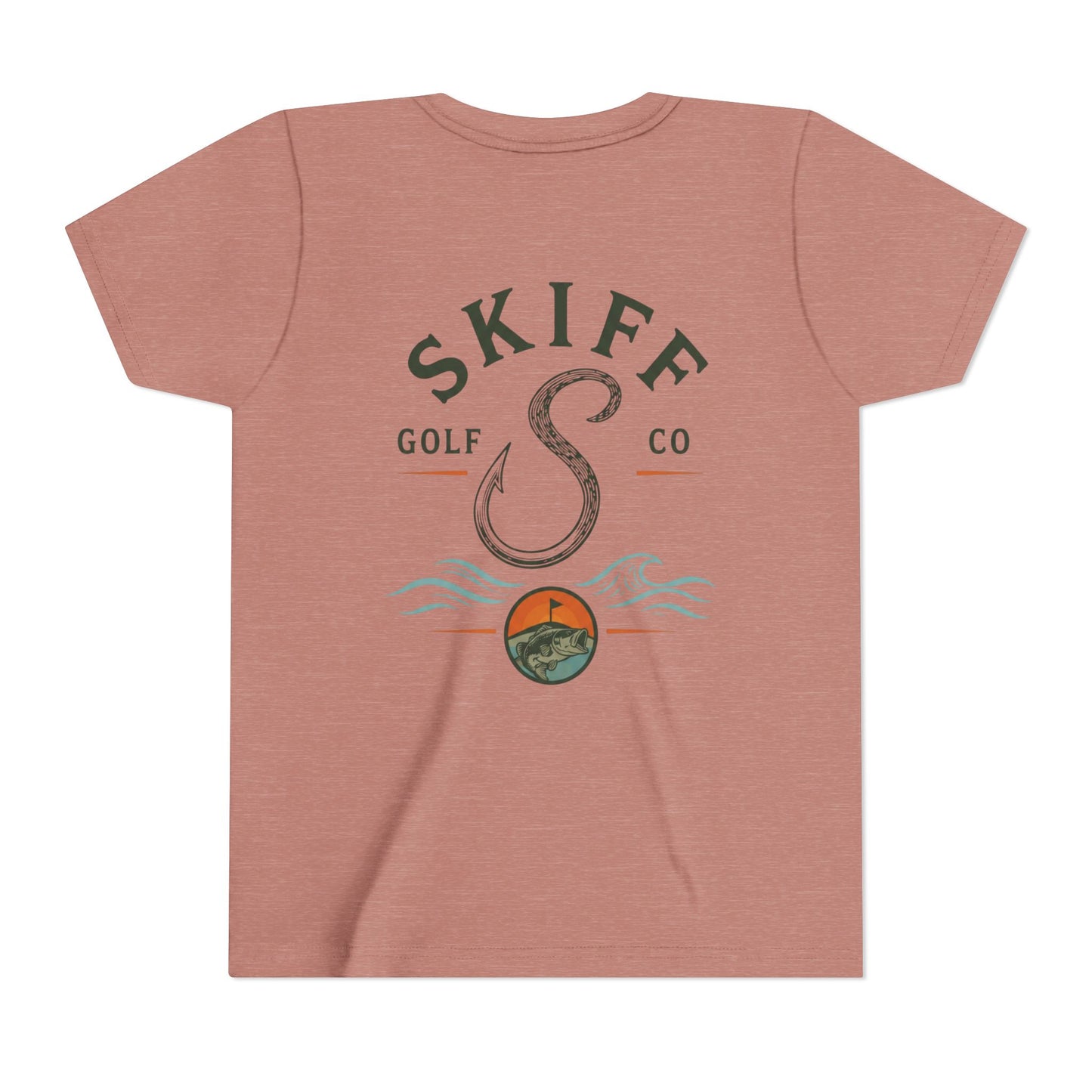 Youth Tee — Skiff Golf Co. Retro Fish Logo Short Sleeve T-Shirt