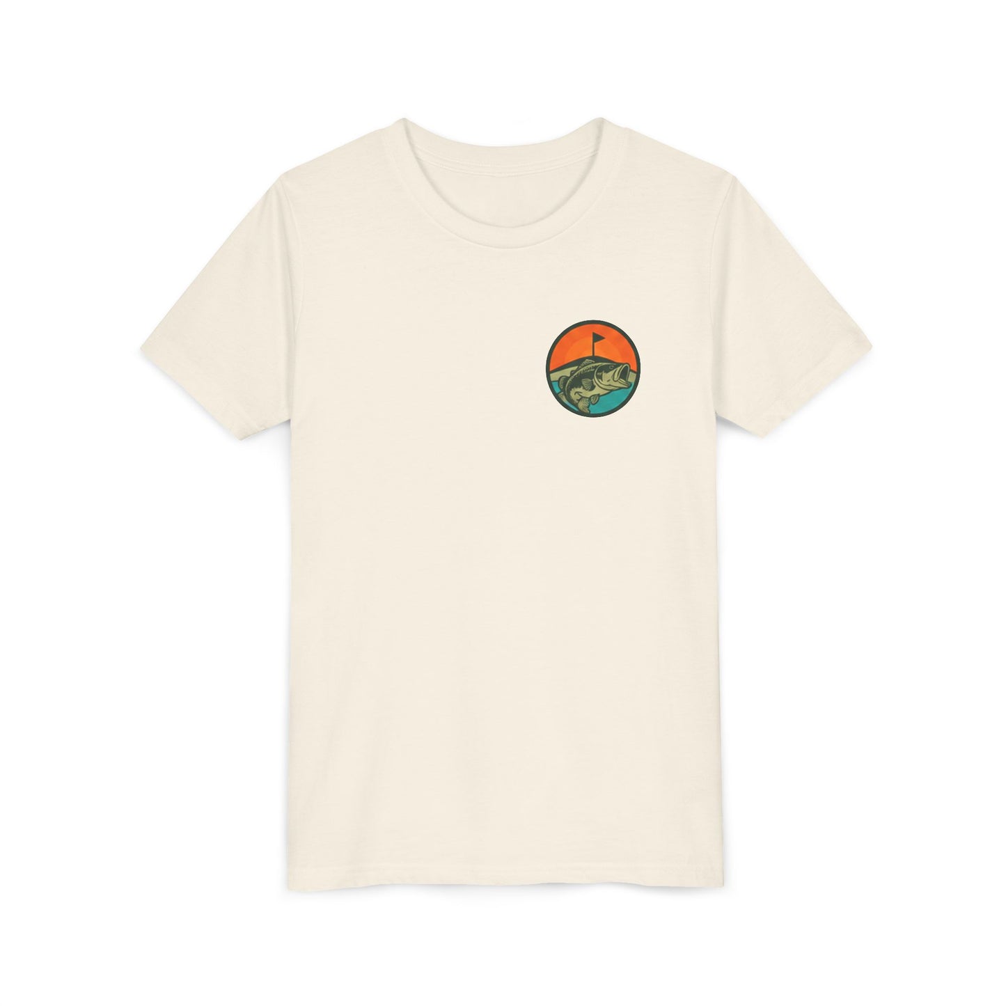 Youth Tee — Skiff Golf Co. Retro Fish Logo Short Sleeve T-Shirt