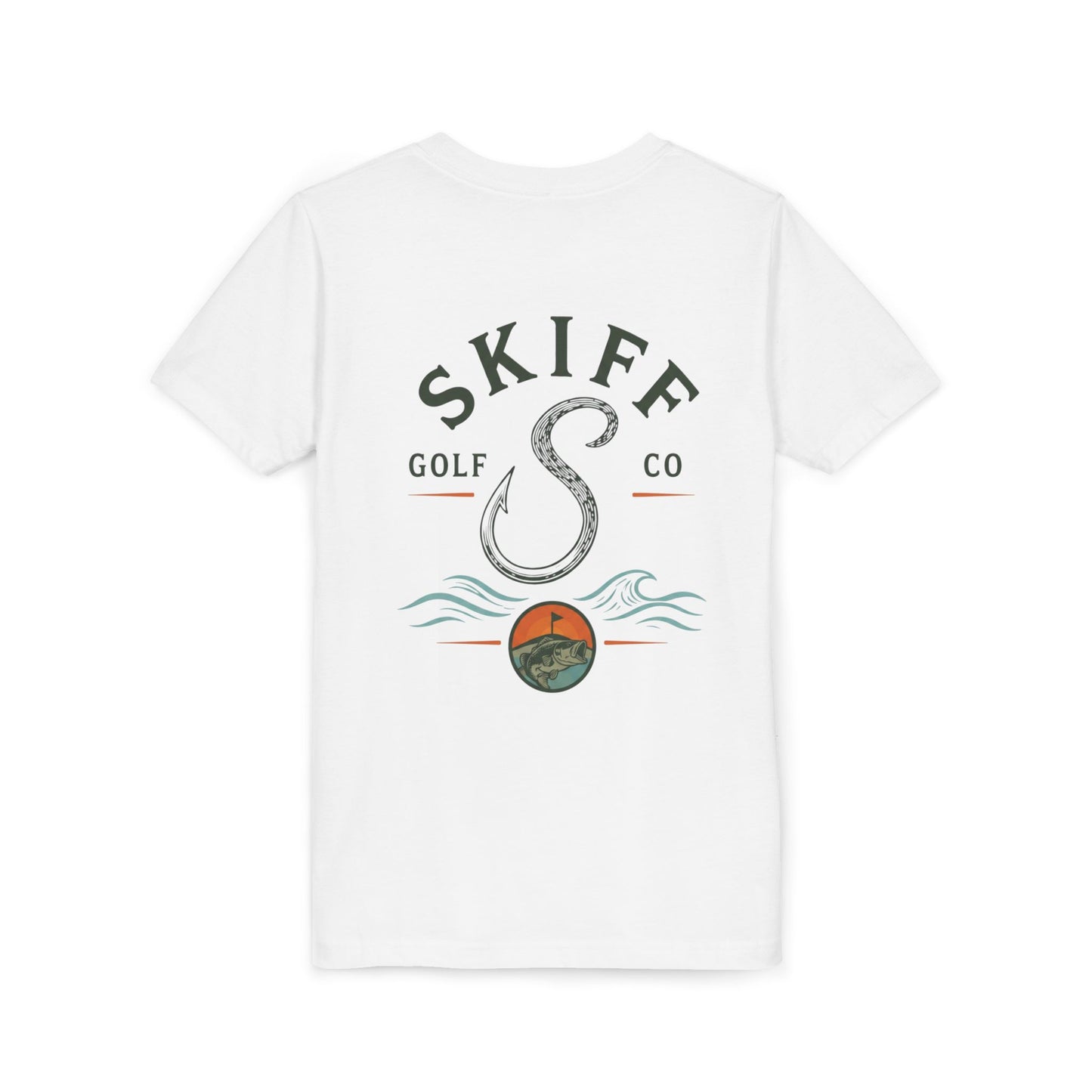 Youth Tee — Skiff Golf Co. Retro Fish Logo Short Sleeve T-Shirt