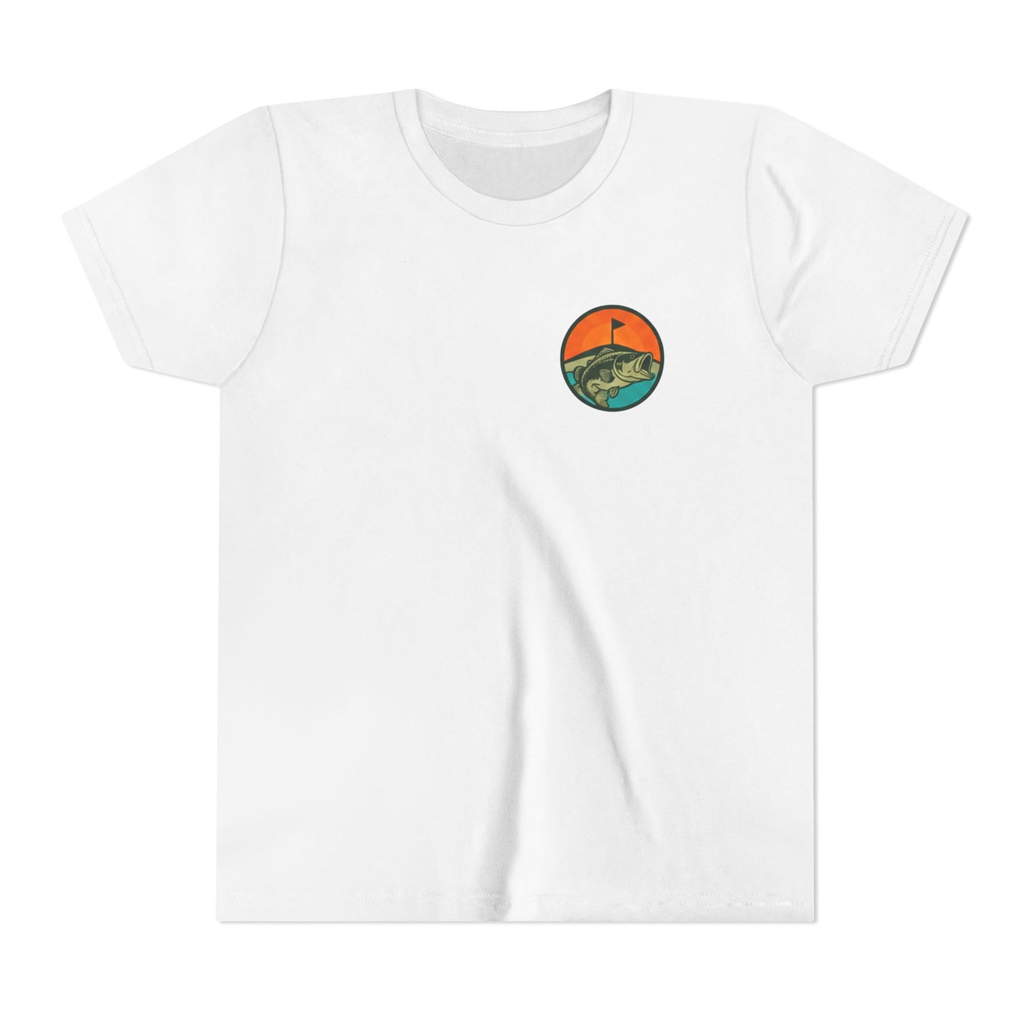 Youth Tee — Skiff Golf Co. Retro Fish Logo Short Sleeve T-Shirt