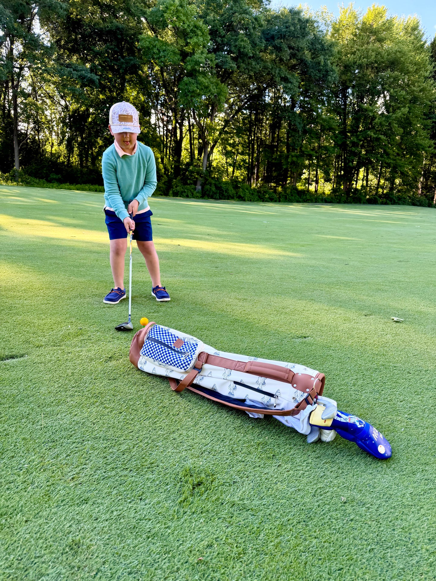 Adult Sunday Fish Golf Bag