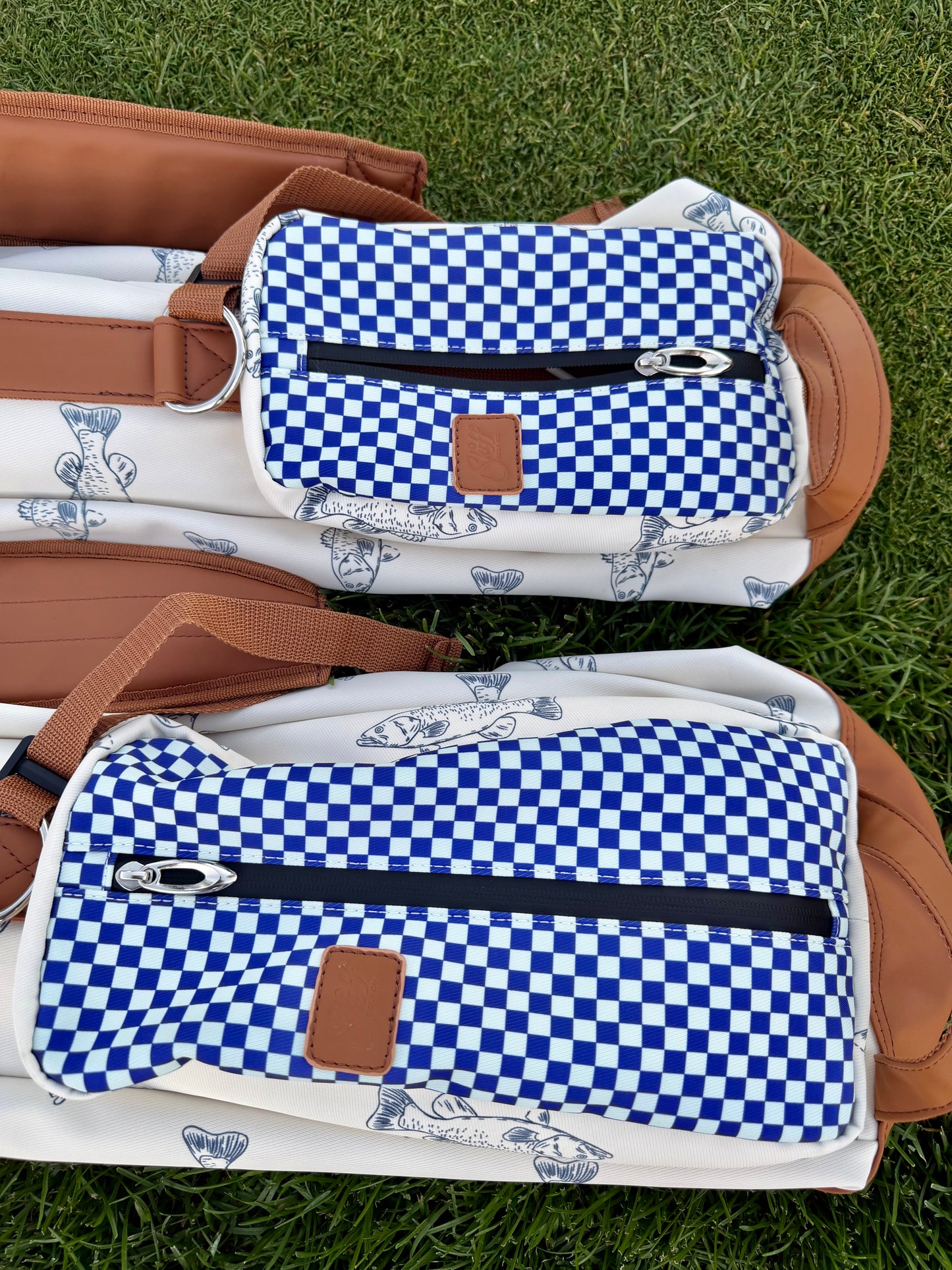 Matching Golf Bag Set 2: Adult Sunday Fish Bag + Junior Sunday Fish Bag